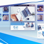 Customized Many to Many meeting with live cameras, branding and presentation